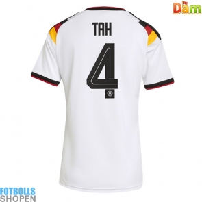 Billiga Tyskland Jonathan Tah #4 Hemmatröja Dam VM 2026 Kortärmad